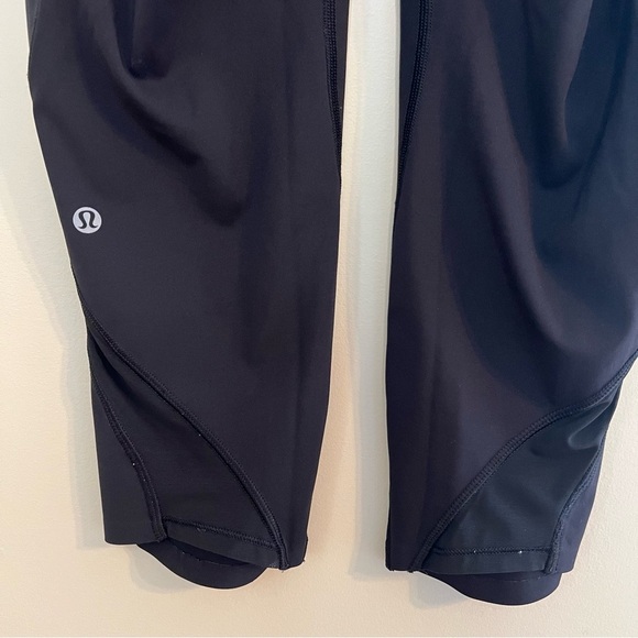 LULULEMON Pace Perfect Crop 17” Black 6 - Picture 8 of 9